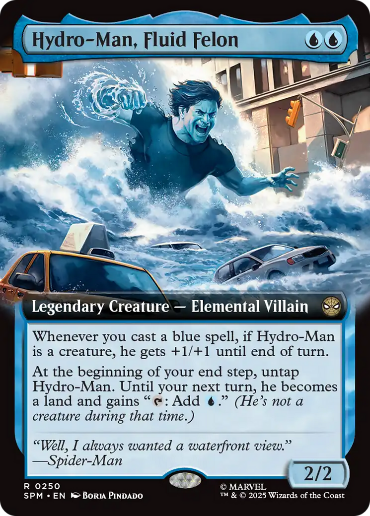 Hydro-Man, Fluid Felon (Extended Art) [Marvel's Spider-Man] | Exor Games Dartmouth