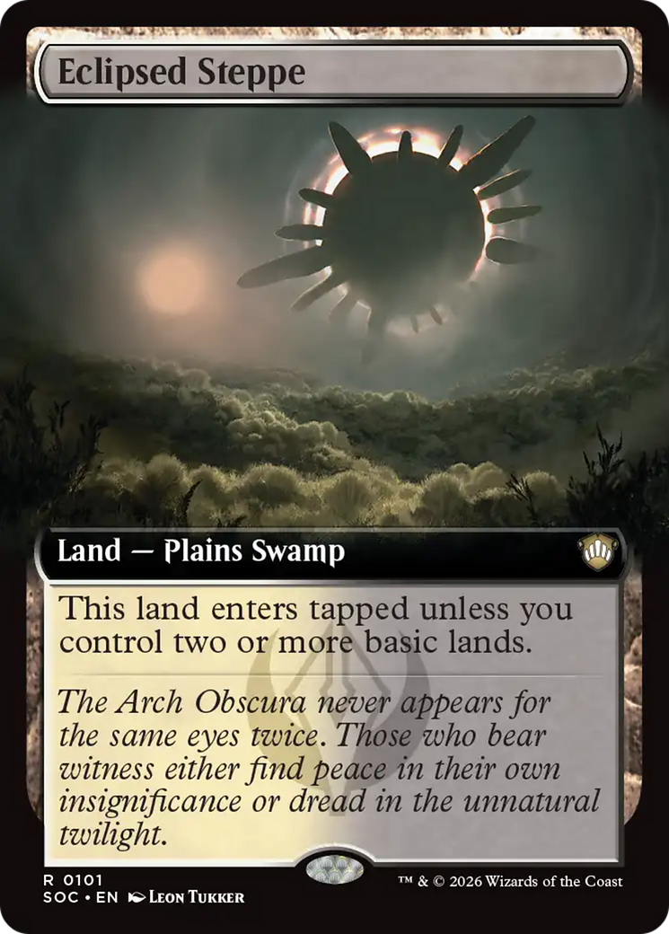 Eclipsed Steppe (Extended Art) [Secrets of Strixhaven Commander] | Exor Games Dartmouth