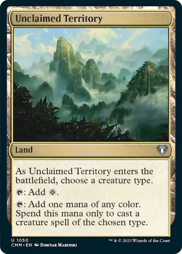 Unclaimed Territory [Commander Masters] | Exor Games Dartmouth