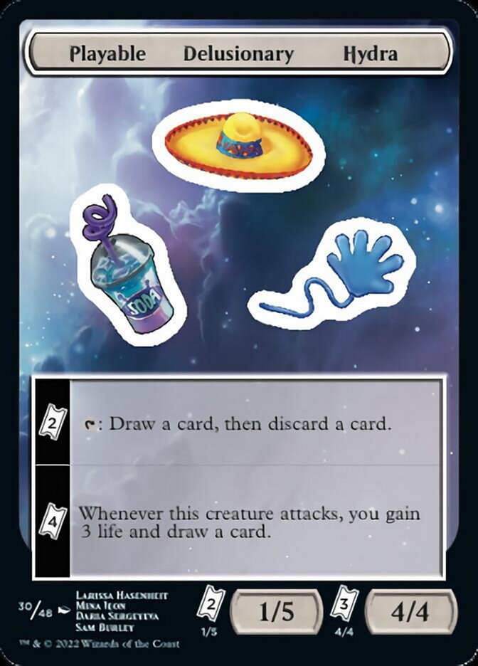 Playable Delusionary Hydra [Unfinity Stickers] | Exor Games Dartmouth