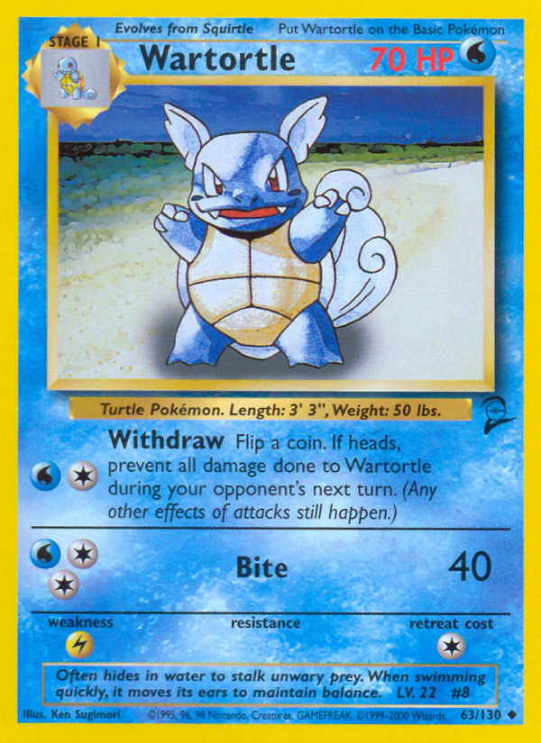 Wartortle (63/130) [Base Set 2] | Exor Games Dartmouth