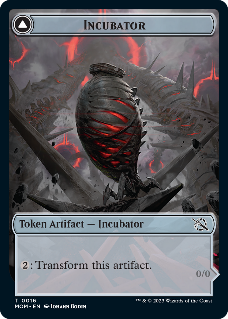 Incubator // Phyrexian (16) Double-Sided Token [March of the Machine Tokens] | Exor Games Dartmouth