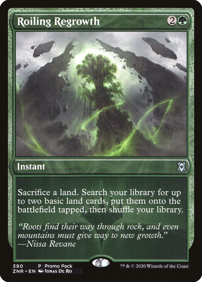 Roiling Regrowth (Promo Pack) [Zendikar Rising Promos] | Exor Games Dartmouth