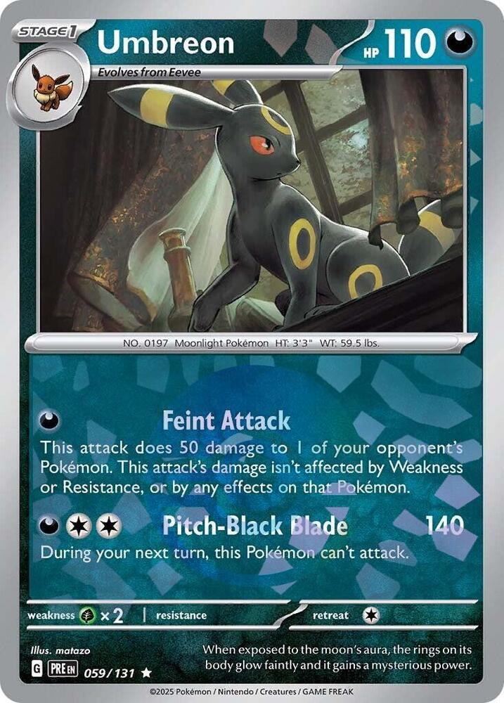 Umbreon (059/131) (Poke Ball Pattern) [Scarlet & Violet: Prismatic Evolutions] | Exor Games Dartmouth