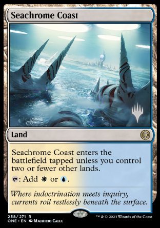 Seachrome Coast (Promo Pack) [Phyrexia: All Will Be One Promos] | Exor Games Dartmouth