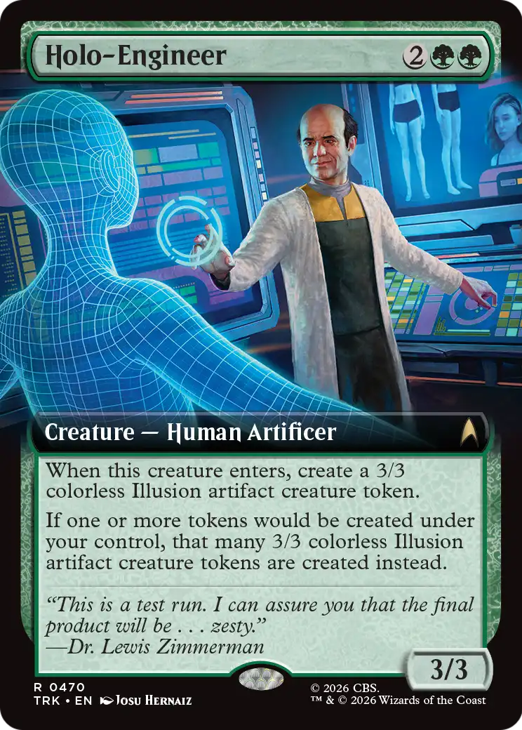 Holo-Engineer (Extended Art) [Star Trek] | Exor Games Dartmouth