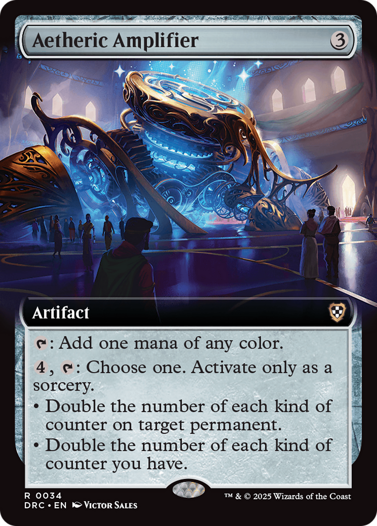 Aetheric Amplifier (Extended Art) [Aetherdrift Commander] | Exor Games Dartmouth