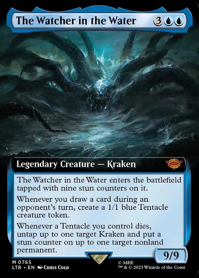 The Watcher in the Water (Extended Art) (Surge Foil) [The Lord of the Rings: Tales of Middle-Earth] | Exor Games Dartmouth