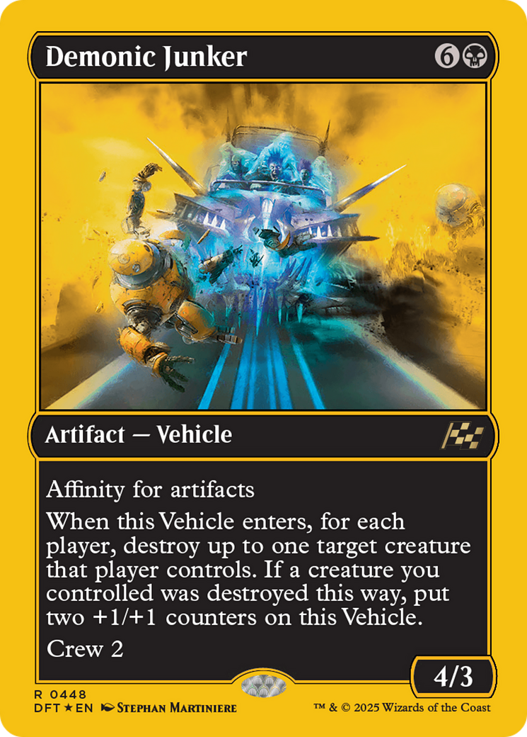 Demonic Junker (First-Place Foil) [Aetherdrift] | Exor Games Dartmouth