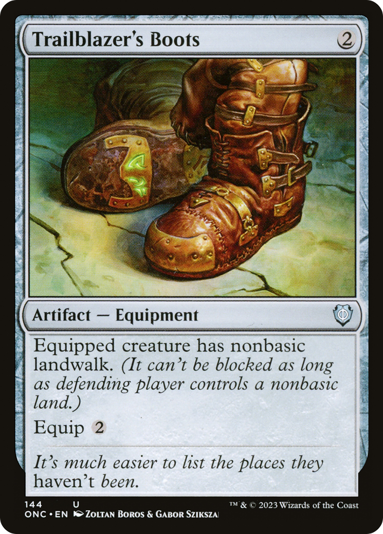 Trailblazer's Boots [Phyrexia: All Will Be One Commander] | Exor Games Dartmouth