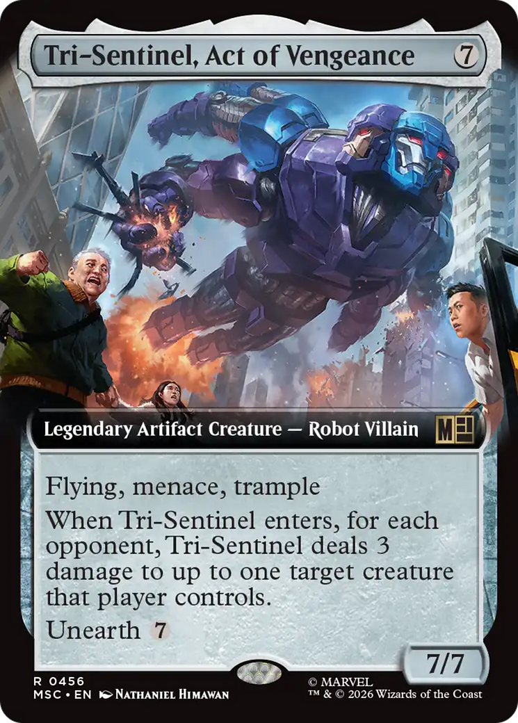 Tri-Sentinel, Act of Vengeance (Extended Art) [Marvel Super Heroes Commander] | Exor Games Dartmouth