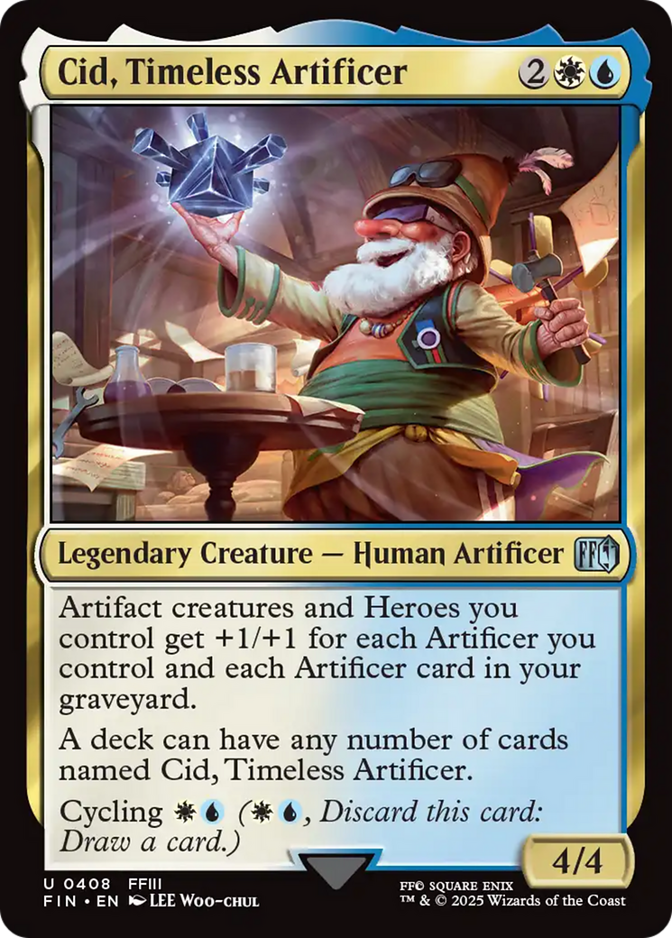 Cid, Timeless Artificer (0408) [FINAL FANTASY] | Exor Games Dartmouth