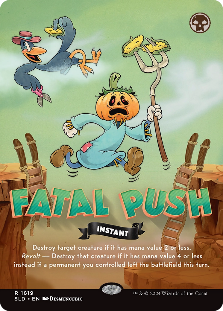 Fatal Push (1819) (Rainbow Foil) [Secret Lair Drop Series] | Exor Games Dartmouth