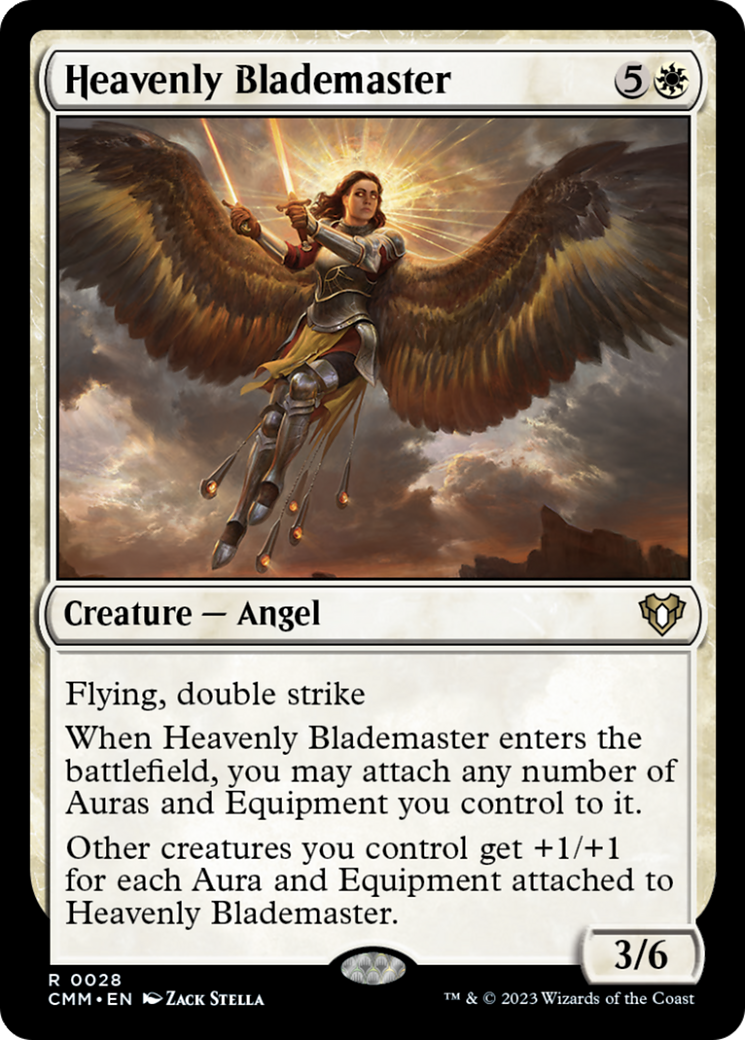 Heavenly Blademaster [Commander Masters] | Exor Games Dartmouth