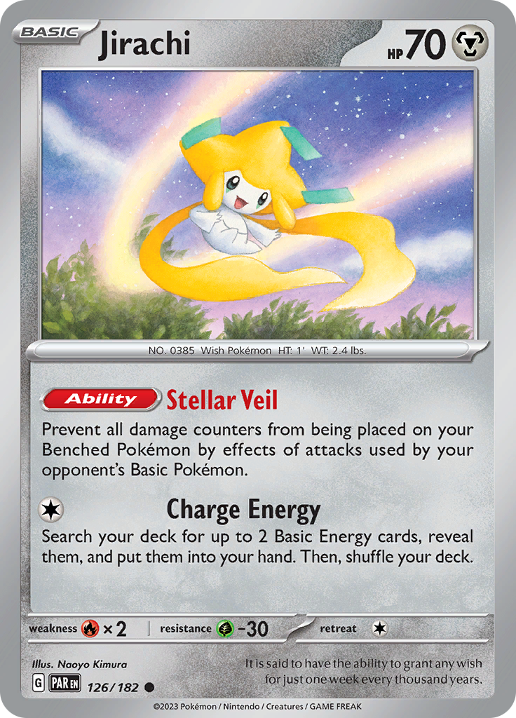 Jirachi (126/182) [Scarlet & Violet: Paradox Rift] | Exor Games Dartmouth