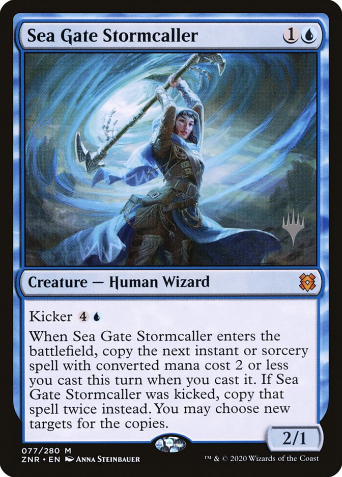 Sea Gate Stormcaller (Promo Pack) [Zendikar Rising Promos] | Exor Games Dartmouth