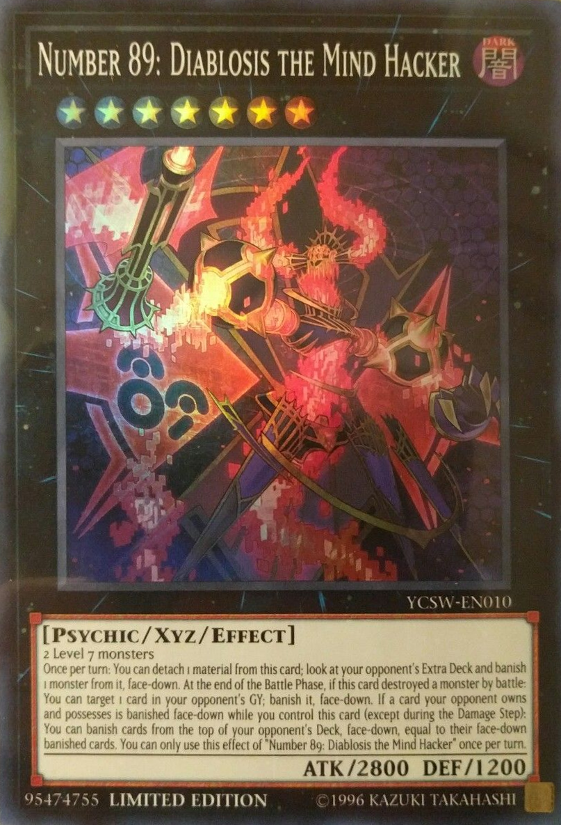 Number 89: Diablosis the Mind Hacker [YCSW-EN010] Super Rare | Exor Games Dartmouth