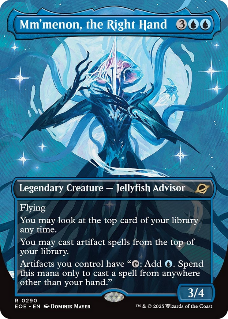 Mm'menon, the Right Hand (Borderless) [Edge of Eternities] | Exor Games Dartmouth