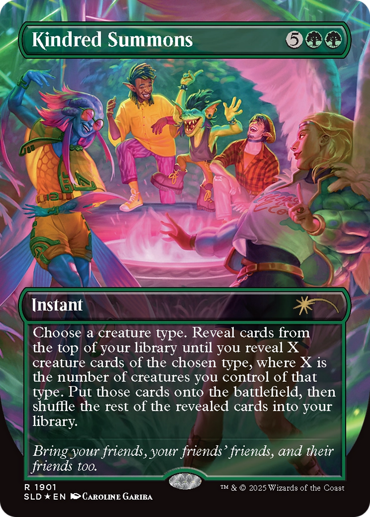 Kindred Summons (Double Rainbow Foil) [Secret Lair Drop Series] | Exor Games Dartmouth