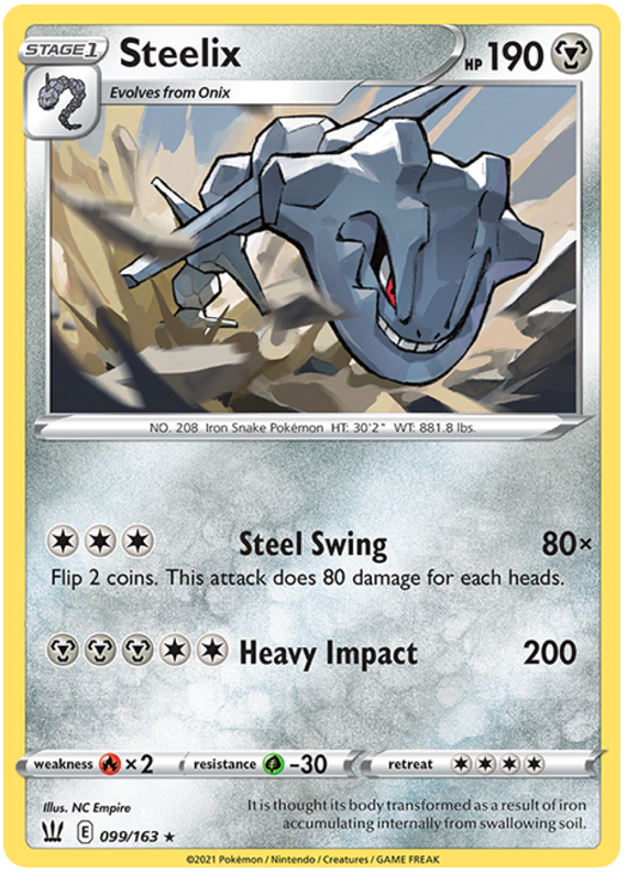 Steelix (099/163) [Sword & Shield: Battle Styles] | Exor Games Dartmouth