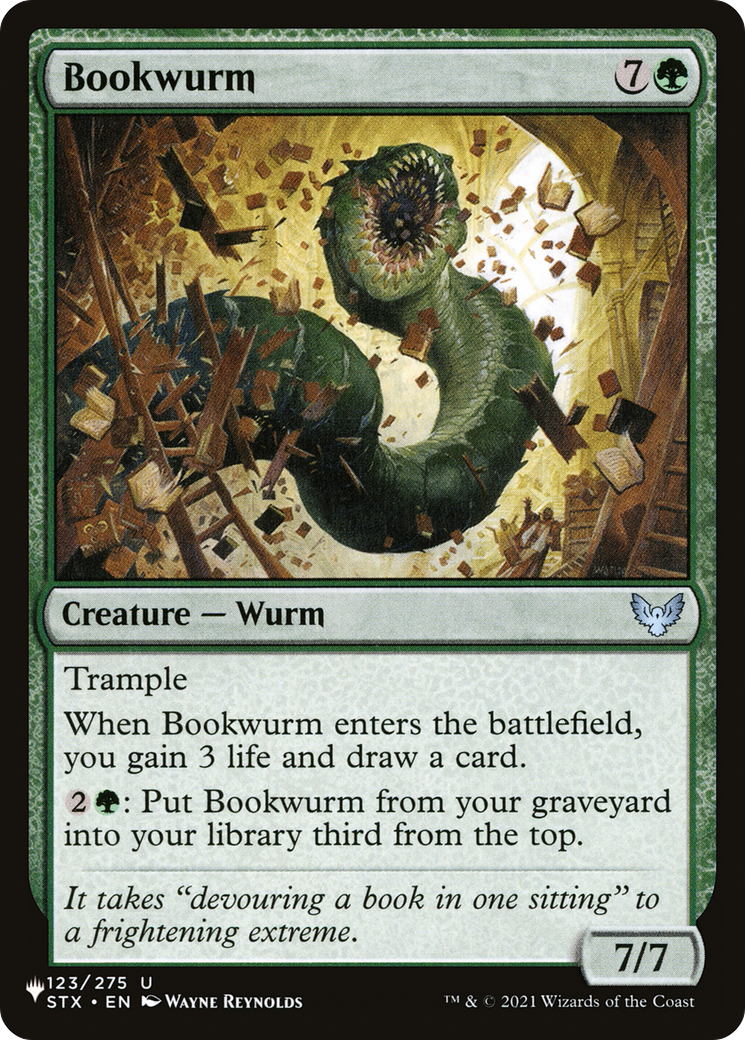 Bookwurm [The List Reprints] | Exor Games Dartmouth