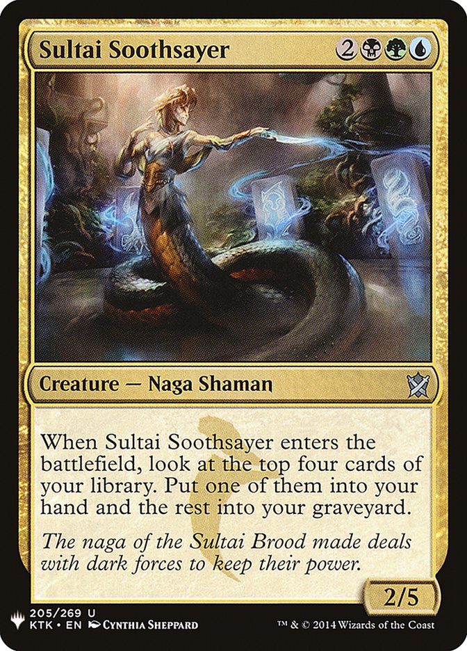 Sultai Soothsayer [Mystery Booster] | Exor Games Dartmouth