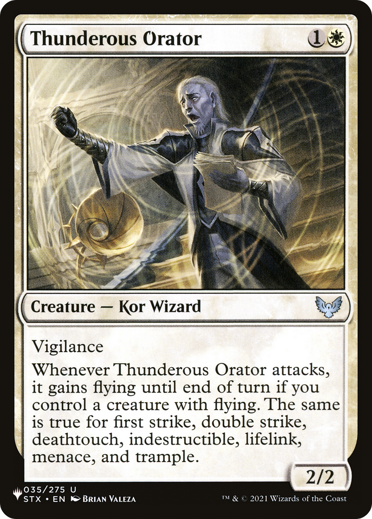 Thunderous Orator [The List Reprints] | Exor Games Dartmouth