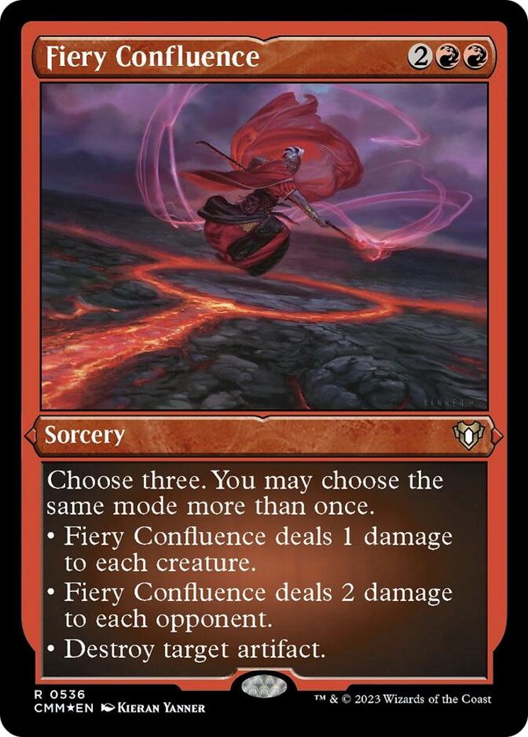 Fiery Confluence (Foil Etched) [Commander Masters] | Exor Games Dartmouth