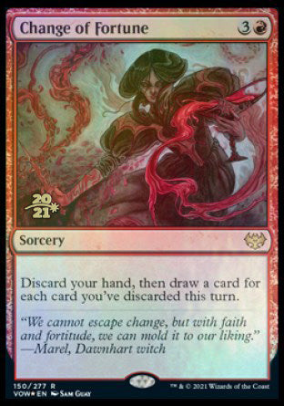 Change of Fortune [Innistrad: Crimson Vow Prerelease Promos] | Exor Games Dartmouth