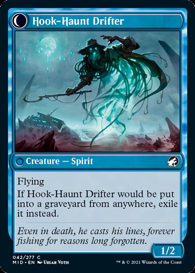 Baithook Angler // Hook-Haunt Drifter [Innistrad: Midnight Hunt] | Exor Games Dartmouth