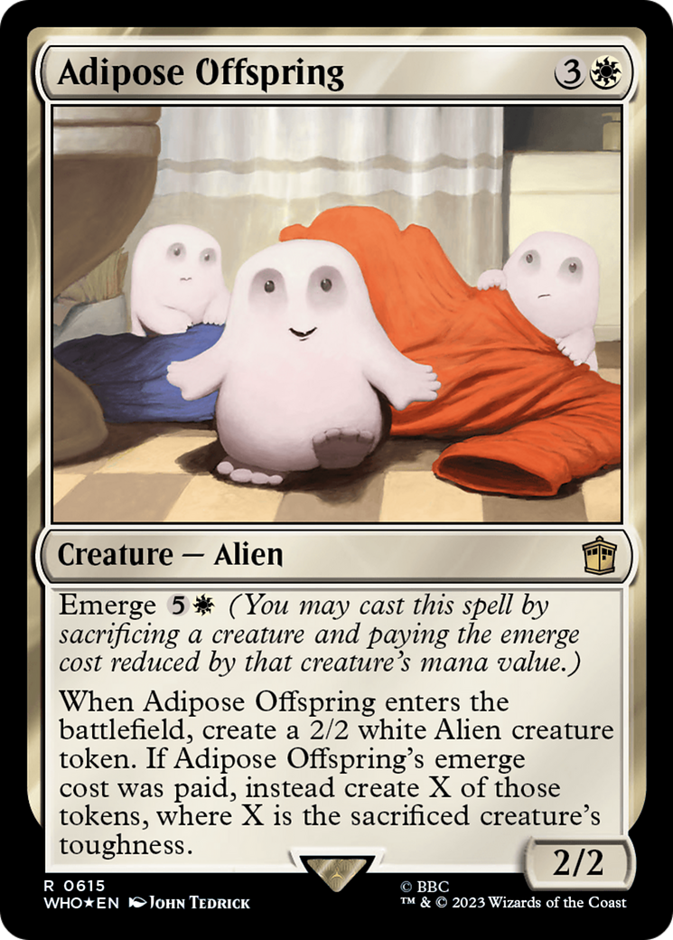 Adipose Offspring (Surge Foil) [Doctor Who] | Exor Games Dartmouth