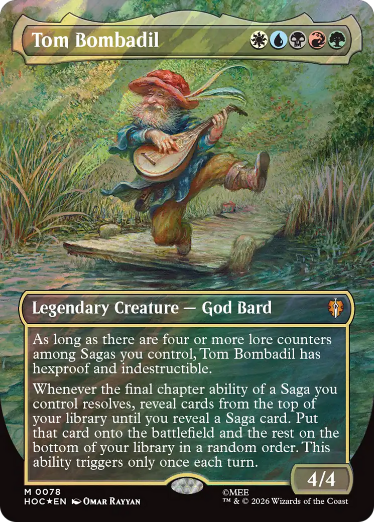 Tom Bombadil (Borderless) (Surge Foil) [The Hobbit] | Exor Games Dartmouth