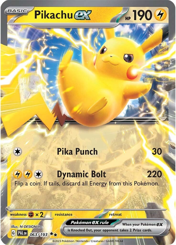 Pikachu ex (063/193) [Scarlet & Violet: Paldea Evolved] | Exor Games Dartmouth