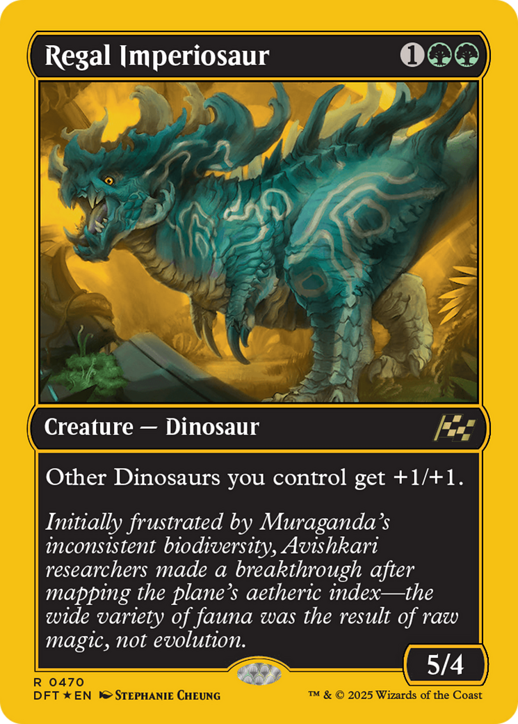 Regal Imperiosaur (First-Place Foil) [Aetherdrift] | Exor Games Dartmouth