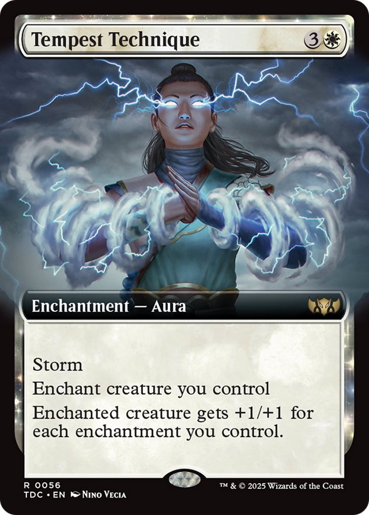Tempest Technique (Extended Art) [Tarkir: Dragonstorm Commander] | Exor Games Dartmouth