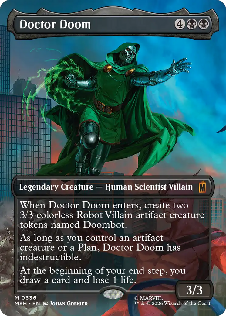 Doctor Doom (Borderless) (336) [Marvel Super Heroes] | Exor Games Dartmouth