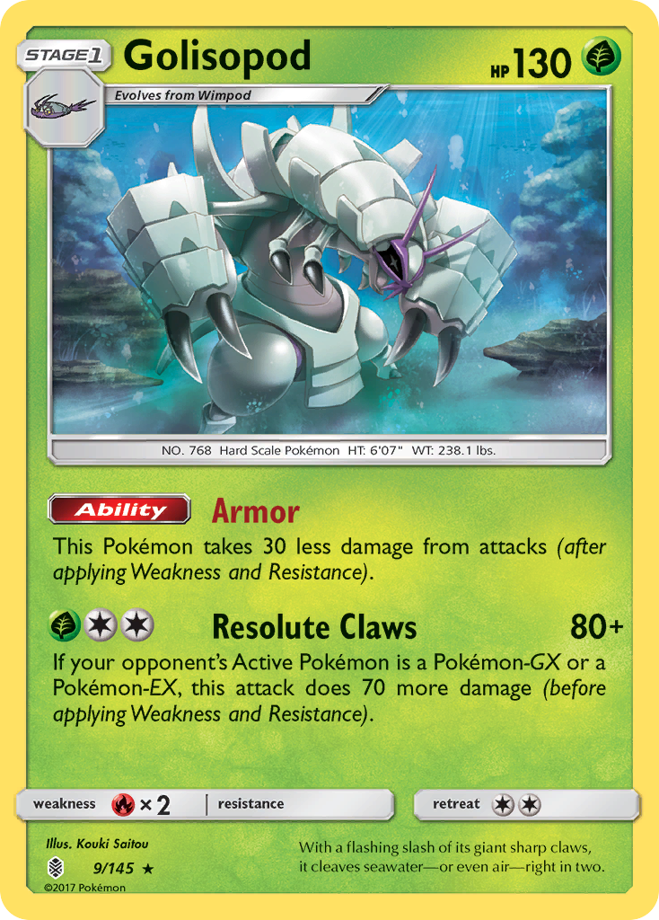 Golisopod (9/145) [Sun & Moon: Guardians Rising] | Exor Games Dartmouth