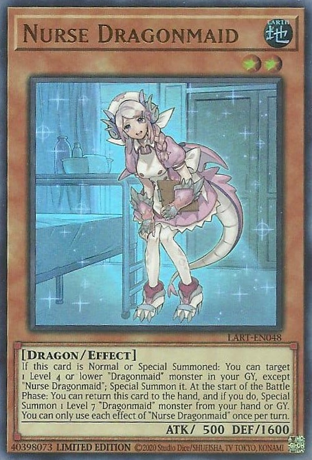 Nurse Dragonmaid [LART-EN048] Ultra Rare | Exor Games Dartmouth