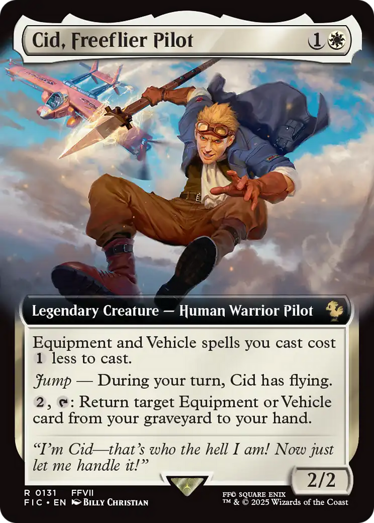 Cid, Freeflier Pilot (Extended Art) [FINAL FANTASY Commander] | Exor Games Dartmouth