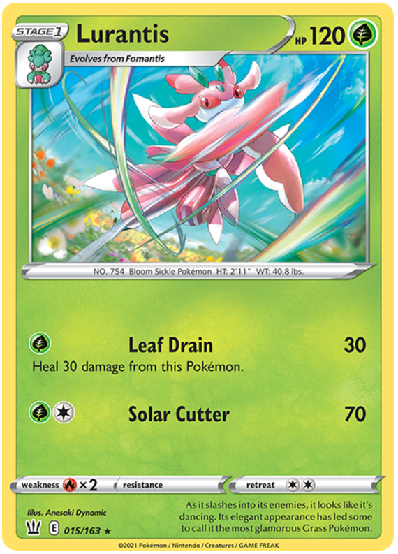 Lurantis (015/163) [Sword & Shield: Battle Styles] | Exor Games Dartmouth