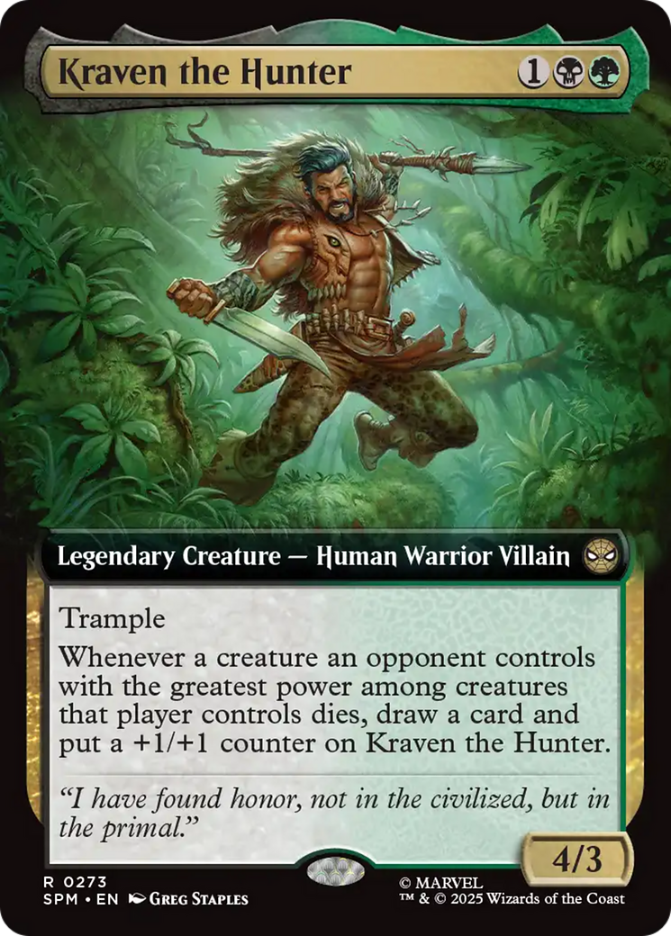 Kraven the Hunter (Extended Art) [Marvel's Spider-Man] | Exor Games Dartmouth