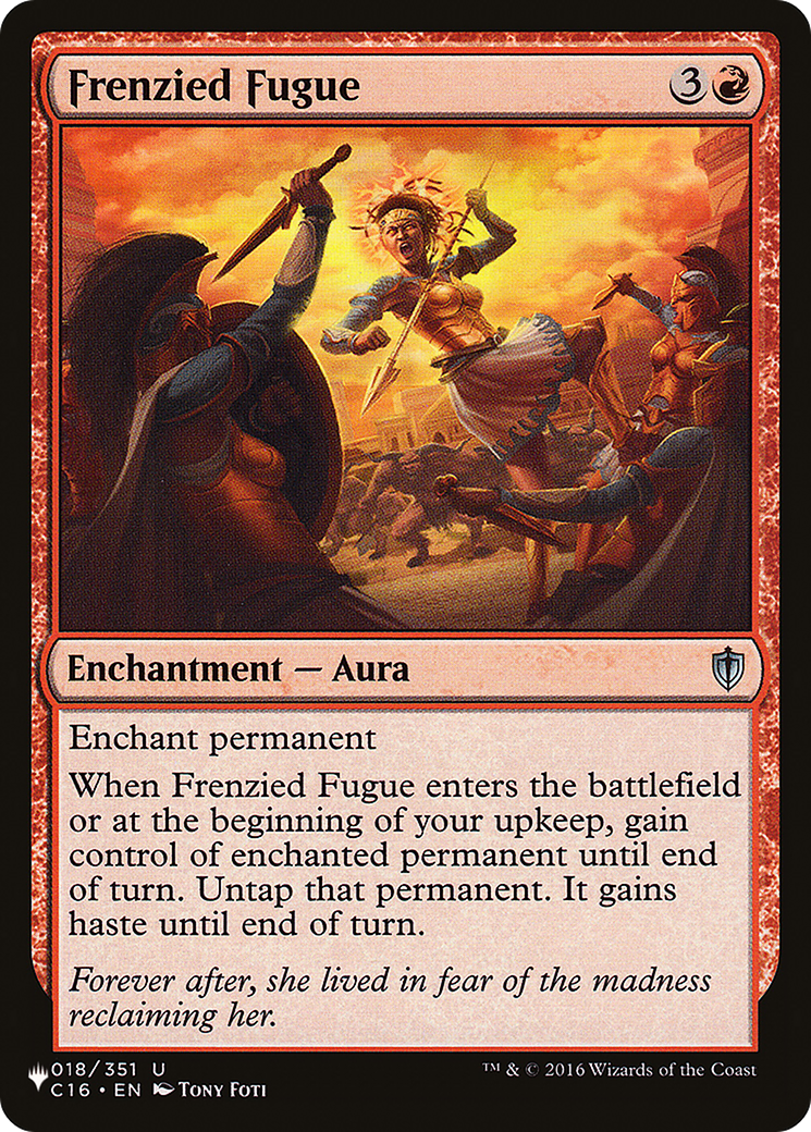 Frenzied Fugue [The List] | Exor Games Dartmouth