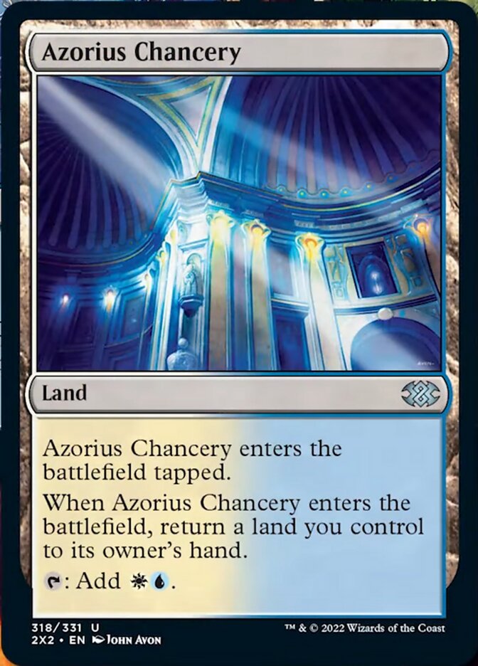 Azorius Chancery [Double Masters 2022] | Exor Games Dartmouth