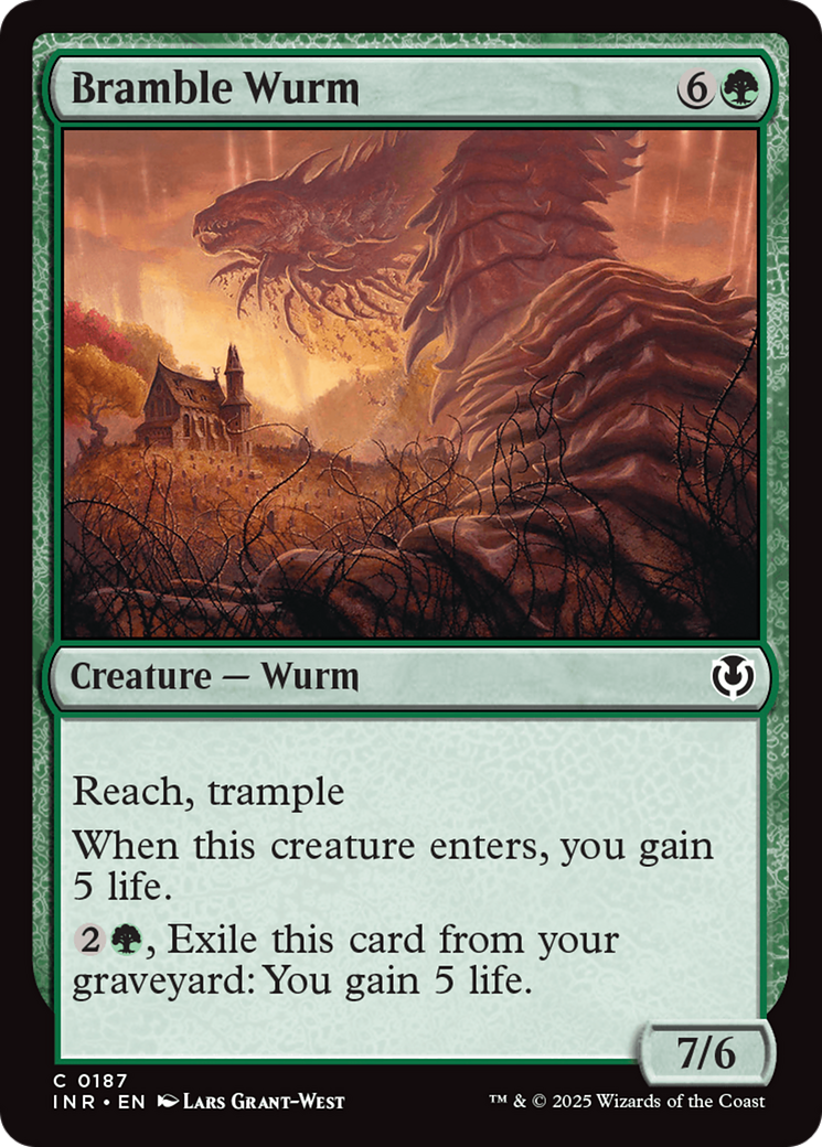 Bramble Wurm [Innistrad Remastered] | Exor Games Dartmouth