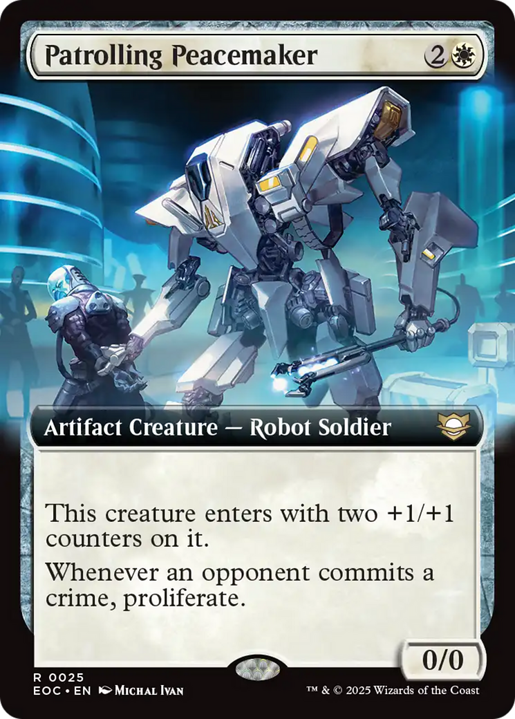 Patrolling Peacemaker (Extended Art) [Edge of Eternities Commander] | Exor Games Dartmouth