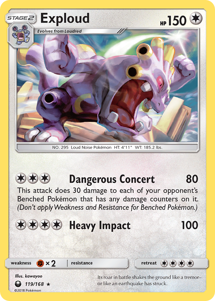 Exploud (119/168) [Sun & Moon: Celestial Storm] | Exor Games Dartmouth