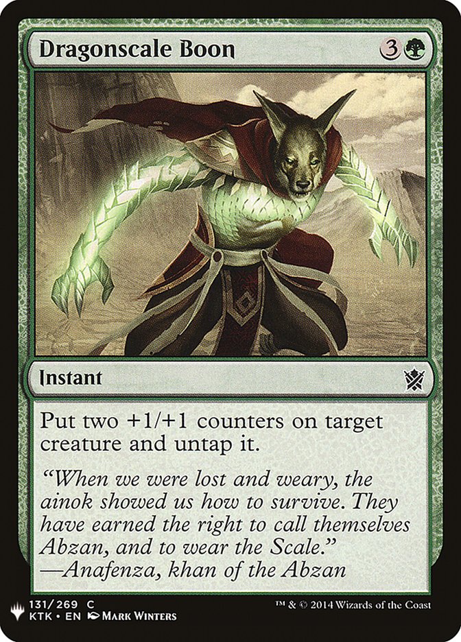 Dragonscale Boon [Mystery Booster] | Exor Games Dartmouth