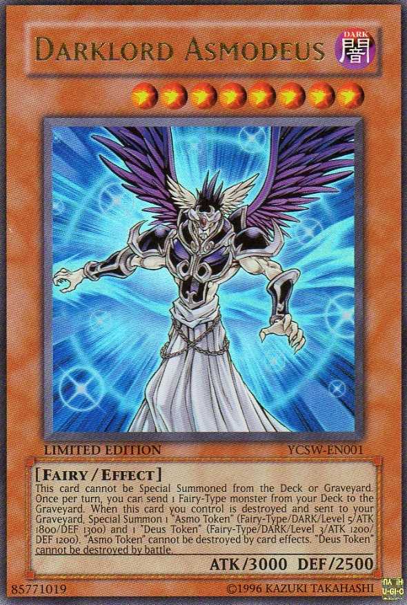 Darklord Asmodeus [YCSW-EN001] Ultra Rare | Exor Games Dartmouth