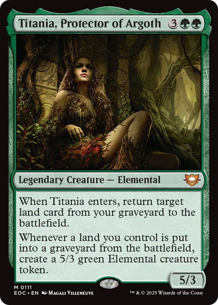 Titania, Protector of Argoth [Edge of Eternities Commander] | Exor Games Dartmouth