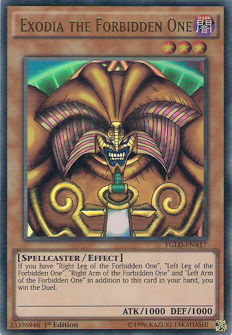 Exodia the Forbidden One [YGLD-ENA17] Ultra Rare | Exor Games Dartmouth